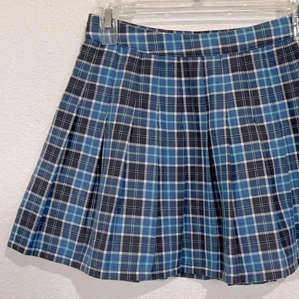 Aeropostale Plaid Pleated Micro Mini Skirt Size XS